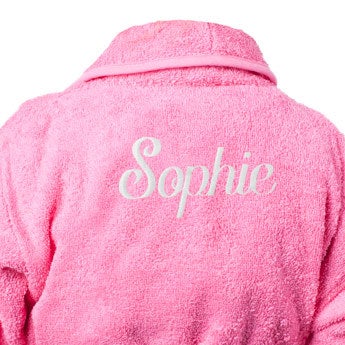 Children's Bathrobe – Pink (110-116)