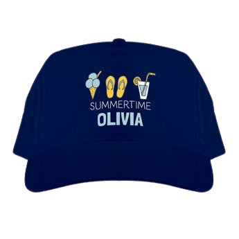 Personalised baseball cap - Navy