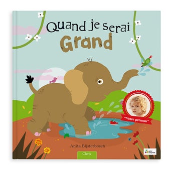 Quand je serai grand(e) - Avec poster de croissance - Livre personnalisé XXL