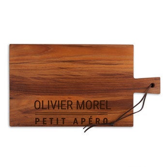Planche apéro - Teck - Rectangulaire - Horizontal (M)