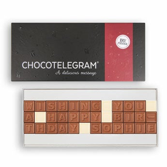 Messages en chocolat Chocotelegram®