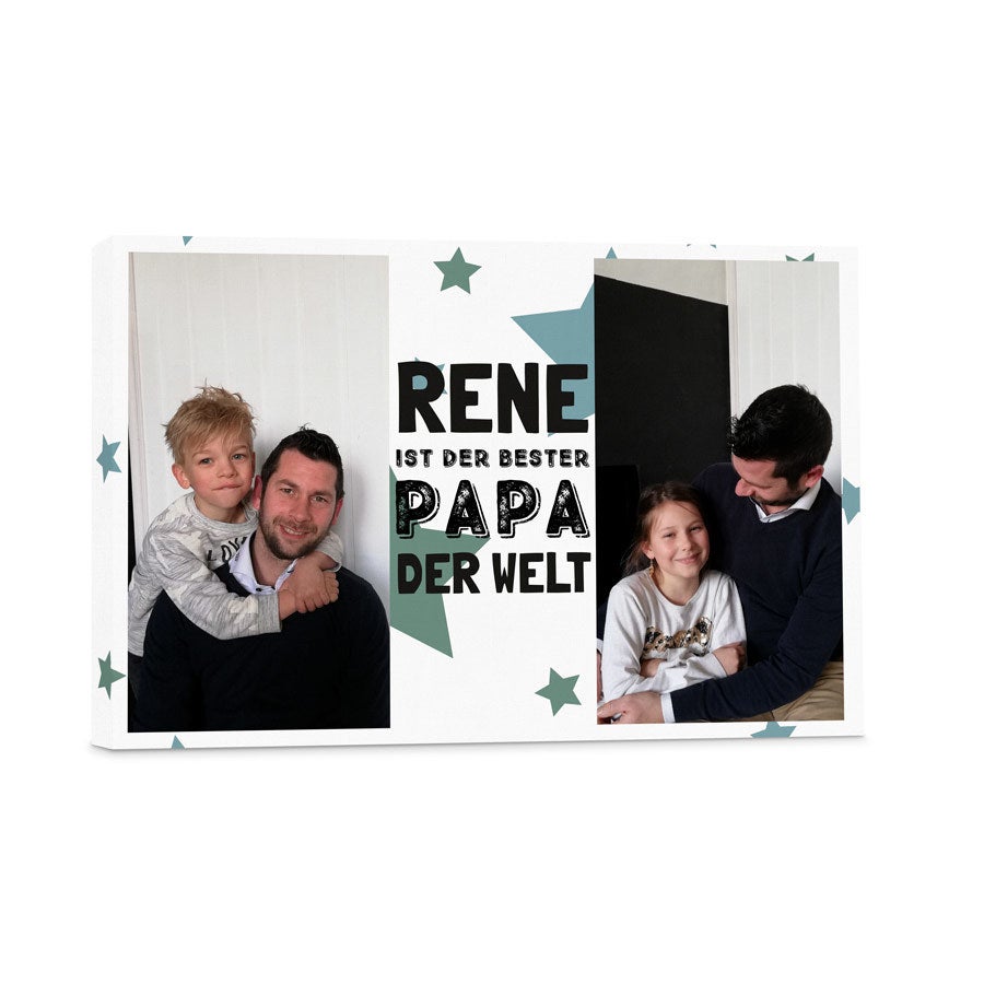 Leinwand selbst gestalten - Vatertag