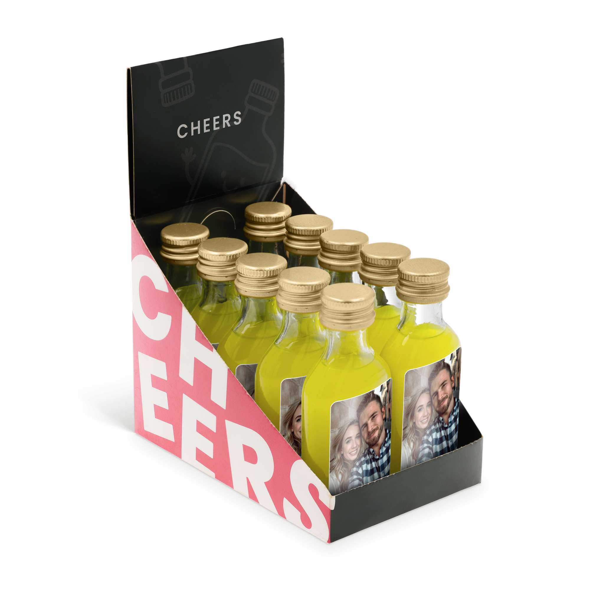 Personalizované mini limoncello - 50 ks