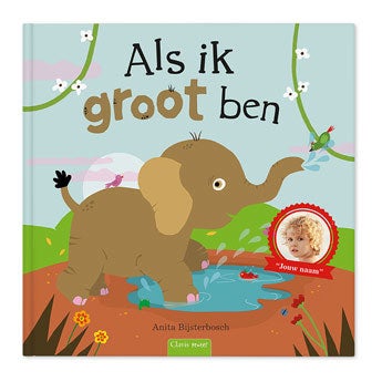 Als ik groot ben - XXL boek met groeiposter