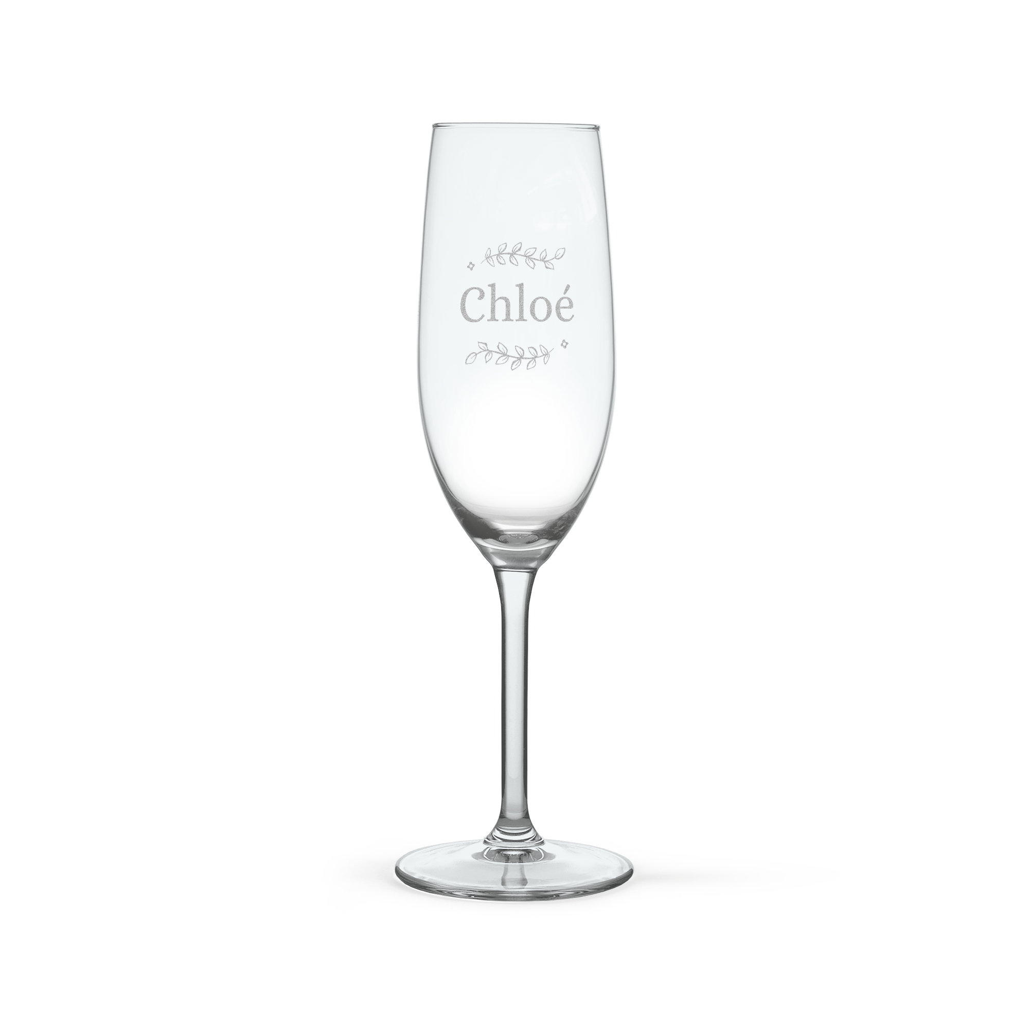 Flûtes à champagne personnalisées - Verre - 1 pièces