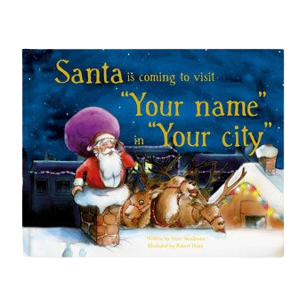 Book with name - Santa is coming
