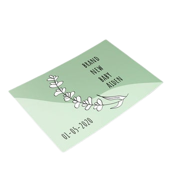 Personalised postcard - Baby - Landscape