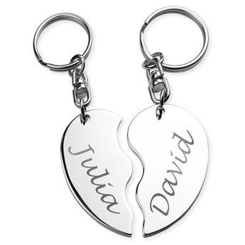 Keyring - Half Heart