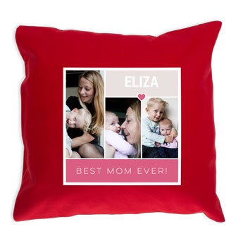 Mother's Day cushion - Red