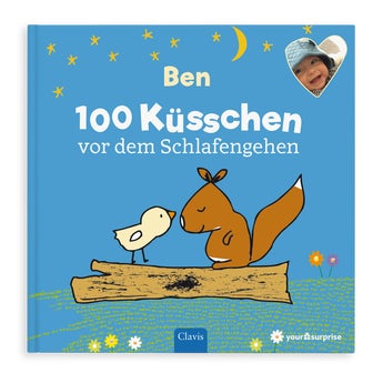 Personalisiertes Kinderbuch - 100 Küsse vor dem Schlafengehen