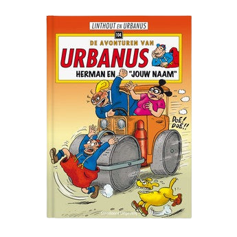 Persoonlijk stripboek met naam en foto - De avonturen van Urbanus 'Herman & Hermien' (Softcover)