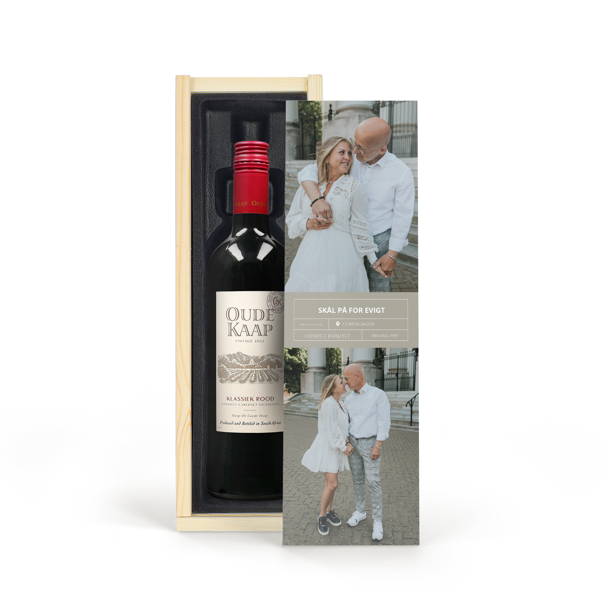 Personalised wine gift - Oude Kaap - Red