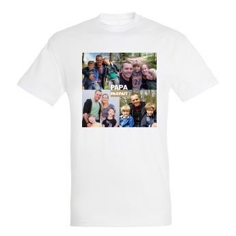 T-shirt Fête des Pères - Blanc  - S