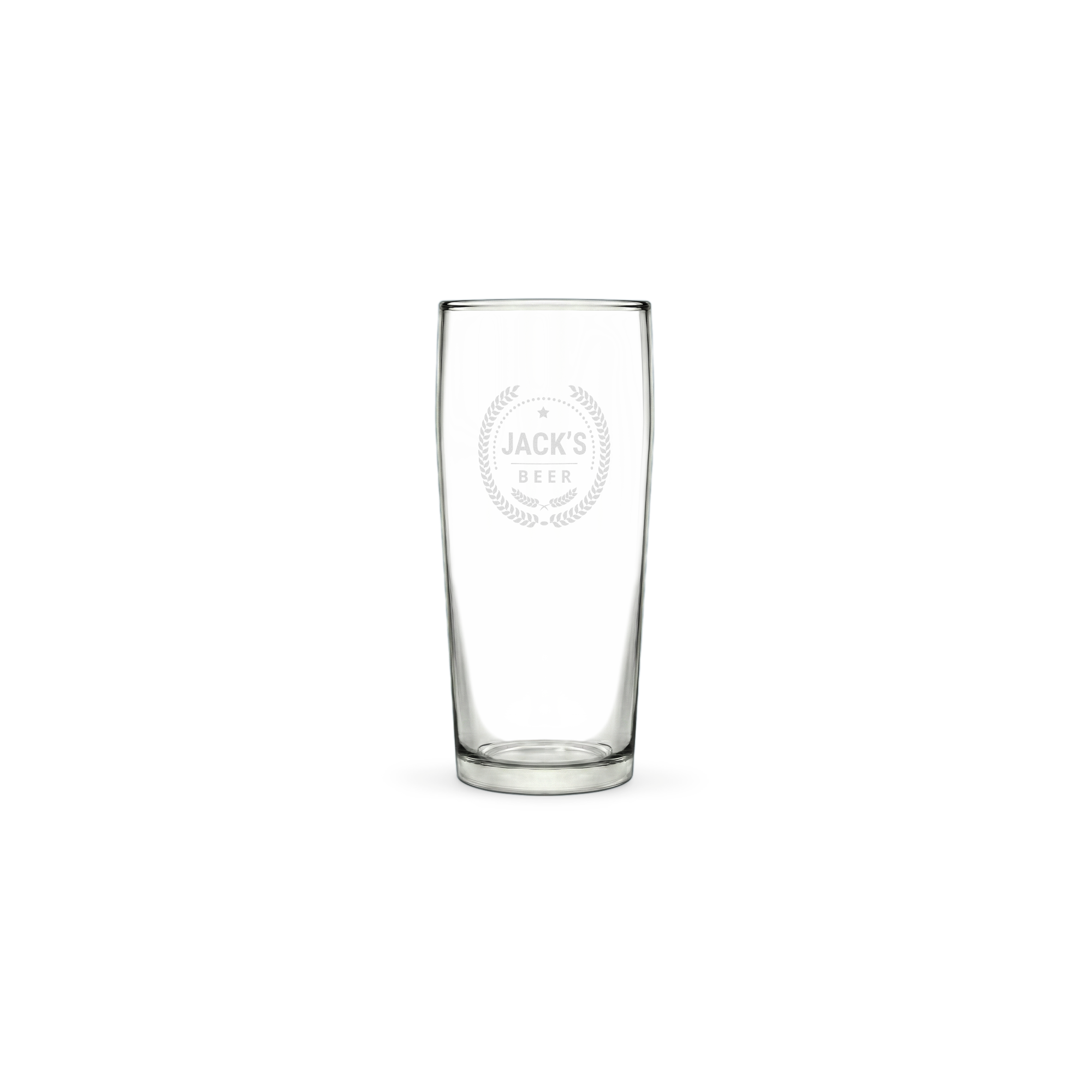 Vaso de cerveza mini grabado