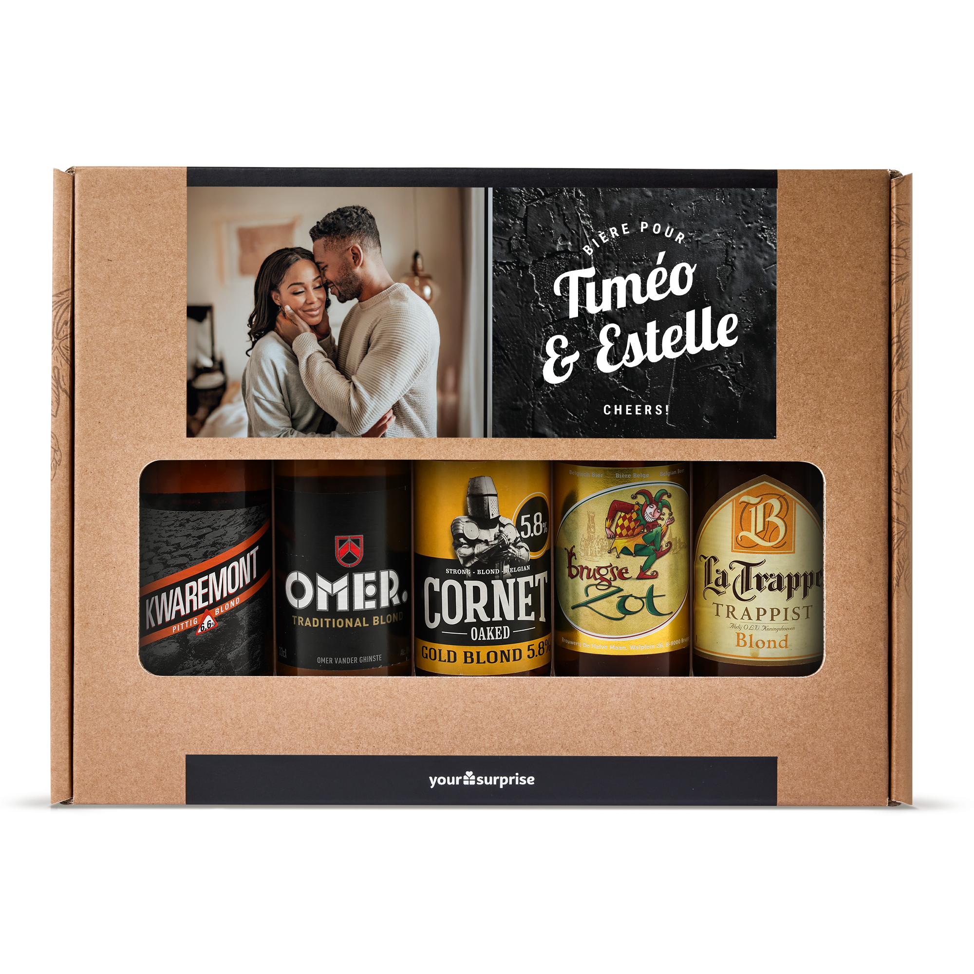 Coffret bière personnalisé - Fête des Pères