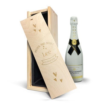 Šampanské v gravírovanej krabici  - Moët & Chandon Ice Imperial