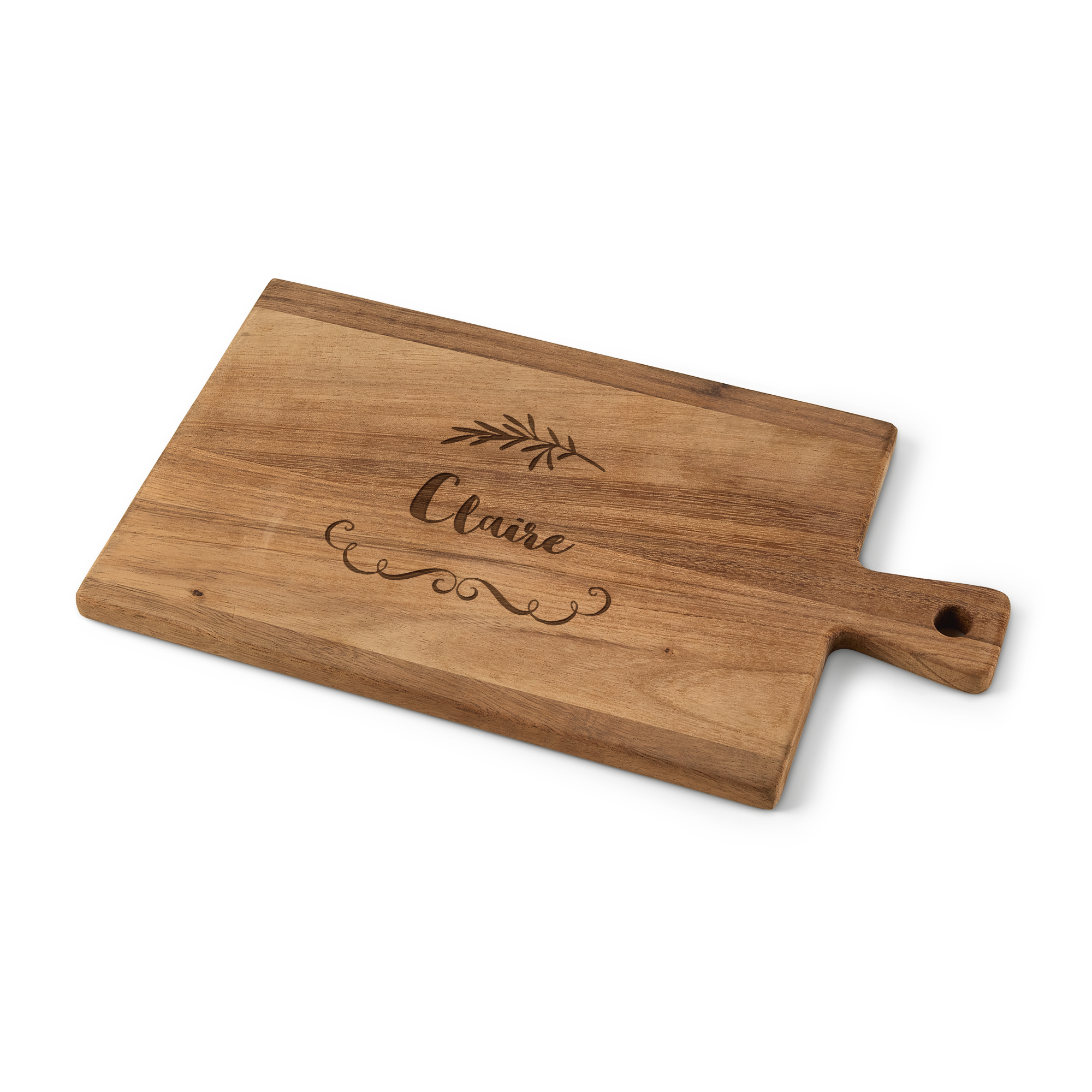 Custom wooden serving platter