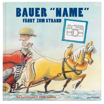 Personalisiertes Kinderbuch - Der Bauer geht ans Meer - XXL Hardcover