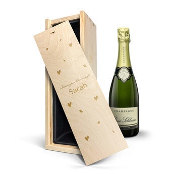 René Schloesser champagne (750ml) med personalisering