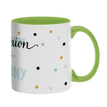 Mug personnalisé texte - Vert