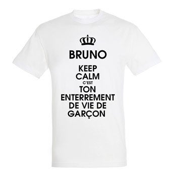 T-shirt - Homme - Blanc - L