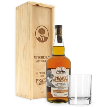 Whiskeypakket - Peaky Blinders (kist gravure)