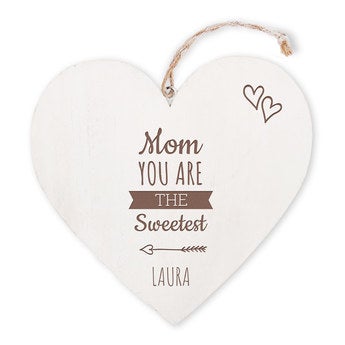 Mother's Day - wooden heart