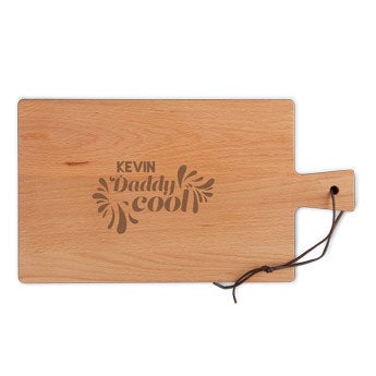 Father's Day wooden Breadboard