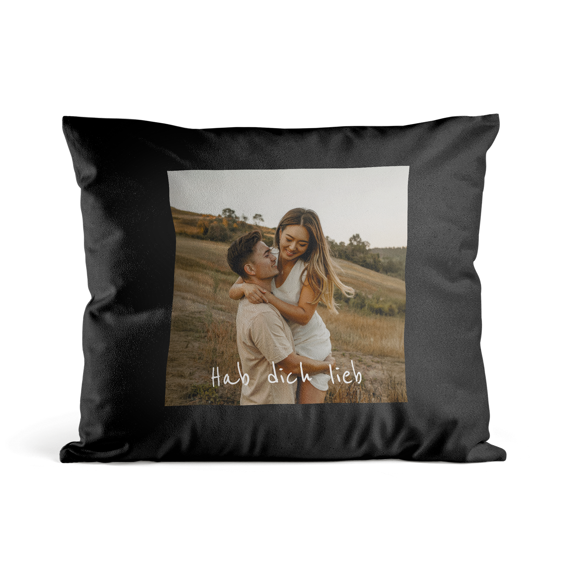 Personalisiertes Kissen - 50 x 60 cm - Schwarz