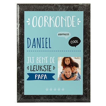 Beste papa oorkonde