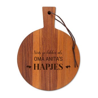 Tabla para cortar - Madera Teca - Redondo (S)