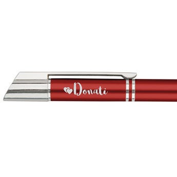 Viva Pens - Penna a sfera Tess - Rosso (mancino)