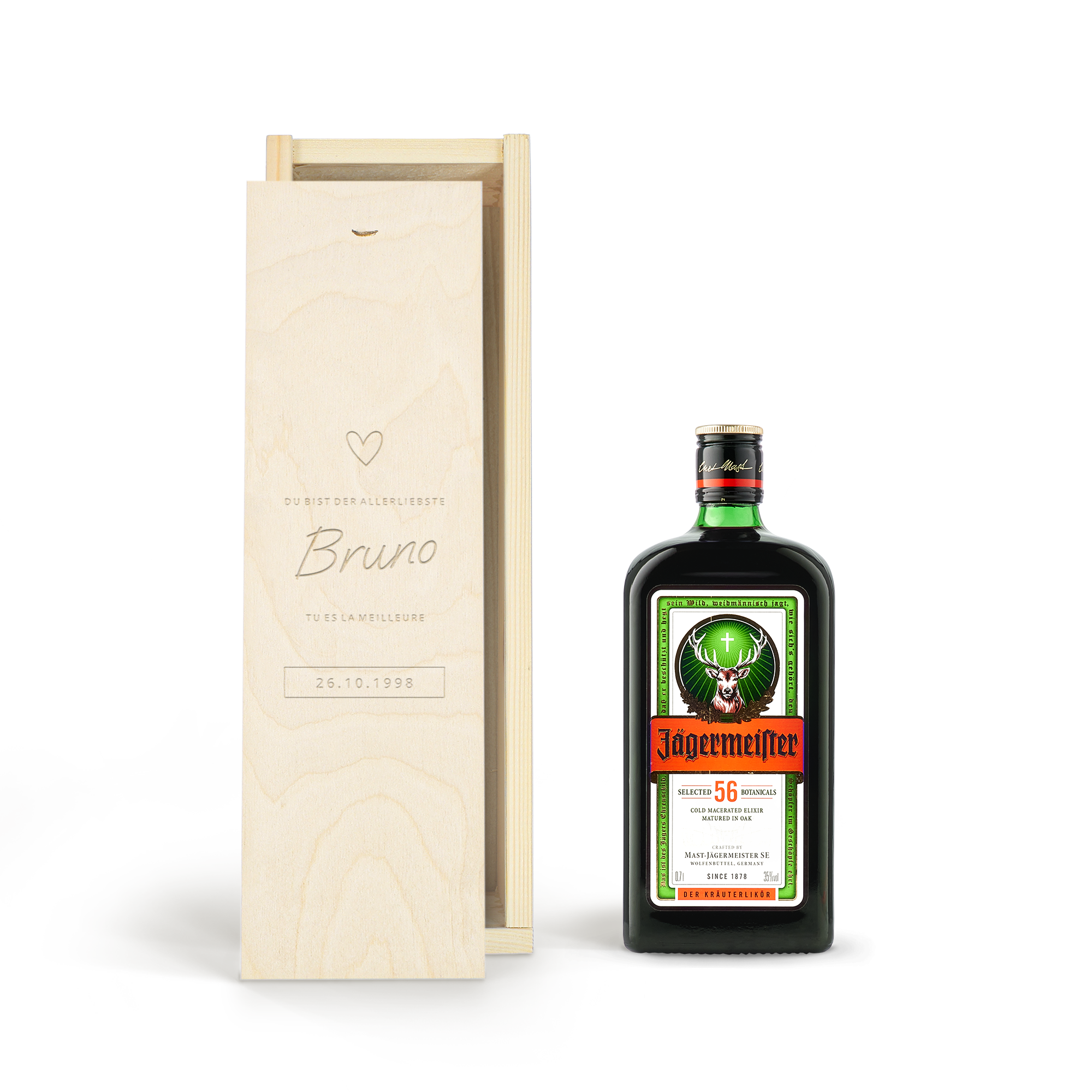 Coffret liqueur personnalisé - Jägermeister