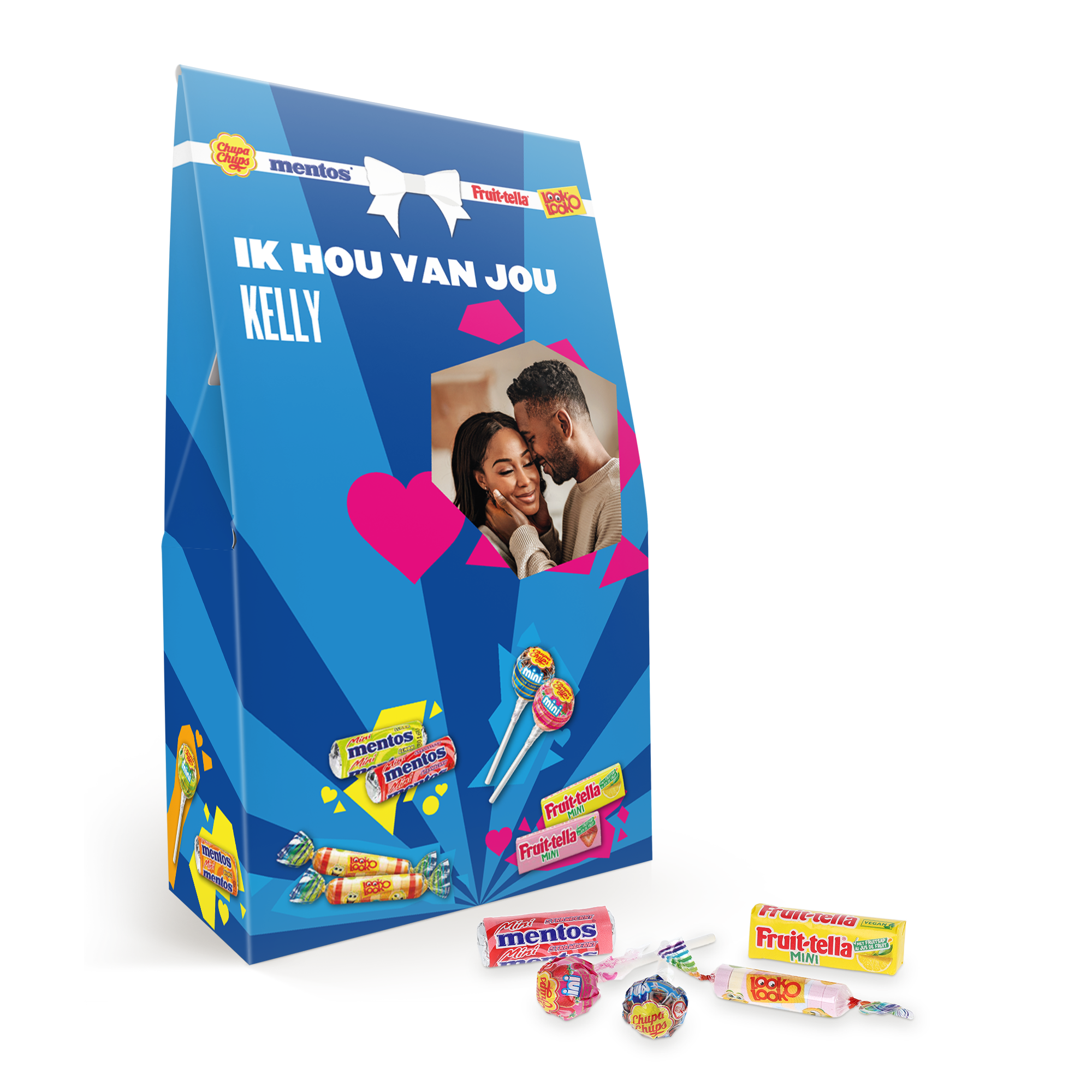 Fruit-tella snoepmix met 44 minis personaliseren 