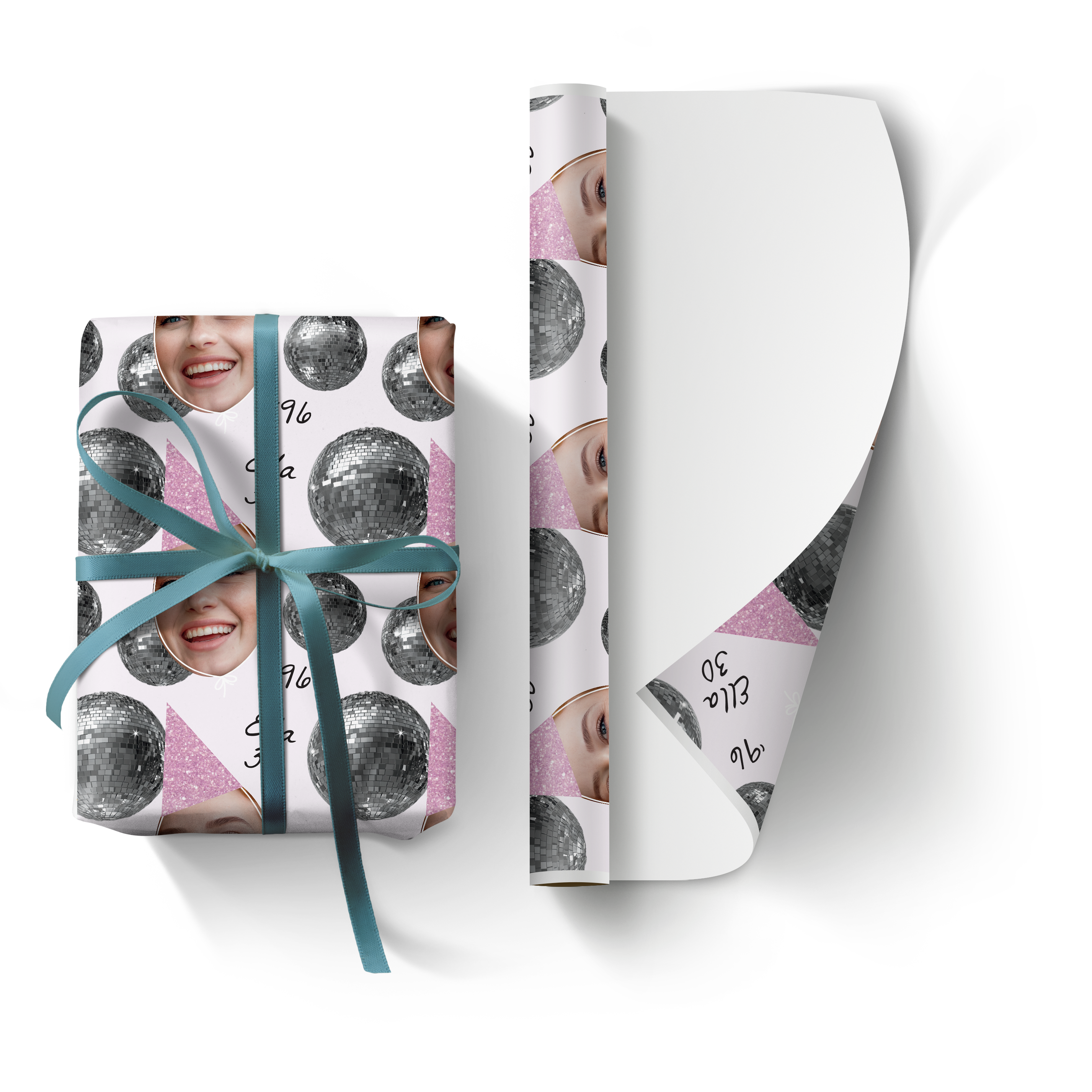 Personalisiertes Geschenkpapier mit Foto - 30 x 200 cm