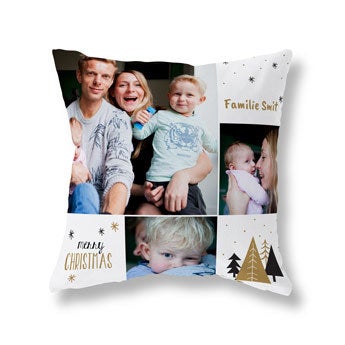 Kissen bedrucken beidseitig -Samtkissen 50x50