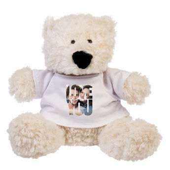 Peluche con camiseta personalizada - Oso Bobby