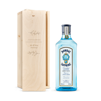 Gin Bombay Sapphire v personalizované krabici