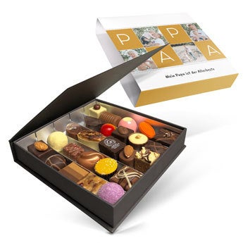 Pralinen mit Foto zum Vatertag