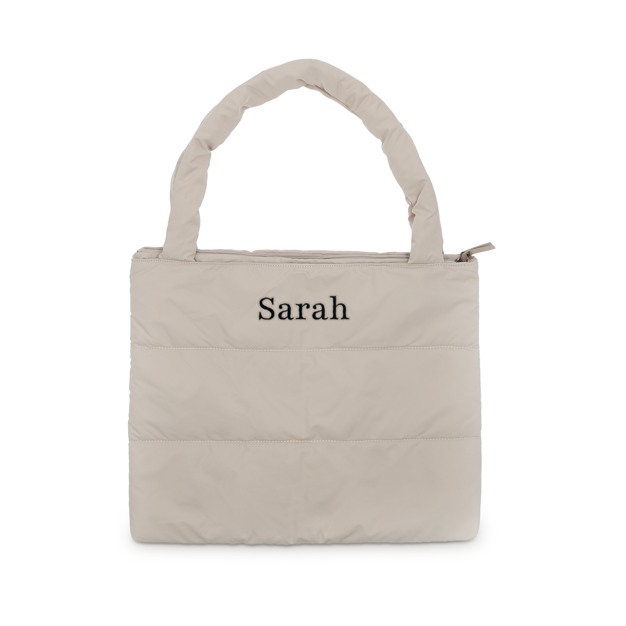 Sac puffer personnalisé - Beige