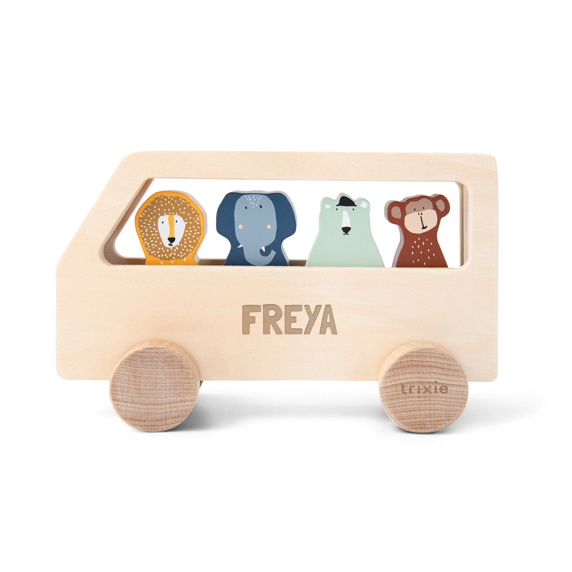 Cubo clasificador de madera personalizado Trixie