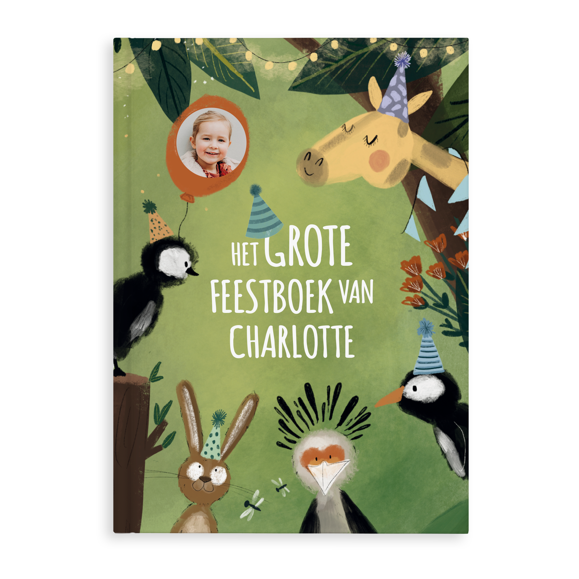 Boek met naam - Het grote feestboek - Hardcover