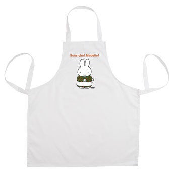 Køkkenforklæde miffy - Hvid