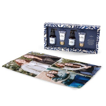 Wellness gift set - Personalised guest towel - Relax refresh recharge