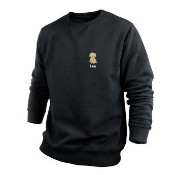 Brugerdefineret sweatshirt - Mænd - Sort - L