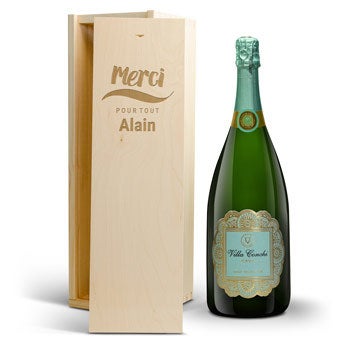 Cava Villa Conchi Magnum - Couvercle gravé