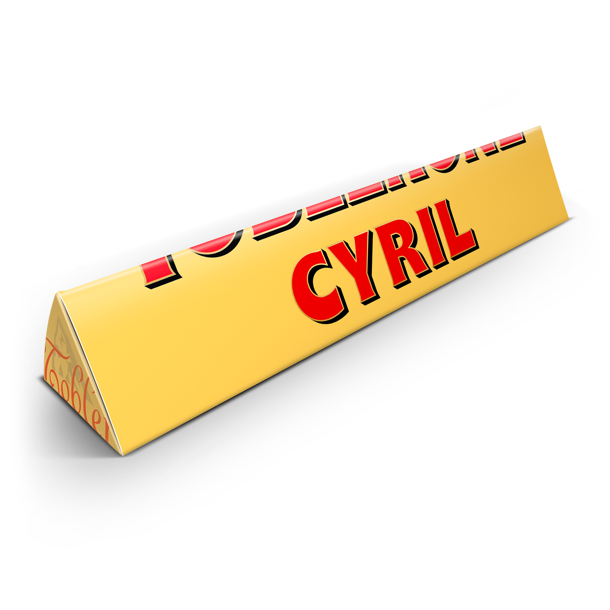 Toblerone personnalisé avec prénom et photo - L