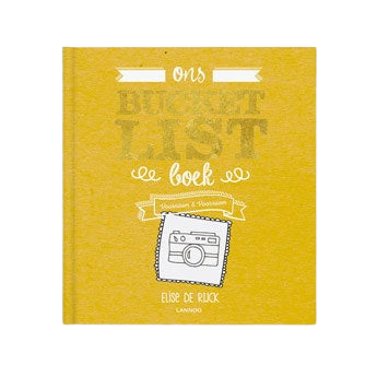 Het Bucketlist boek voor vaders met namen en foto's (Softcover)