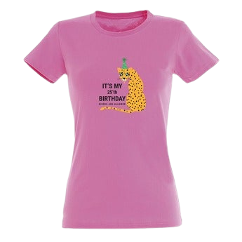 Personalised T-shirt women - Pink