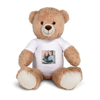 Großer Teddybär mit Foto